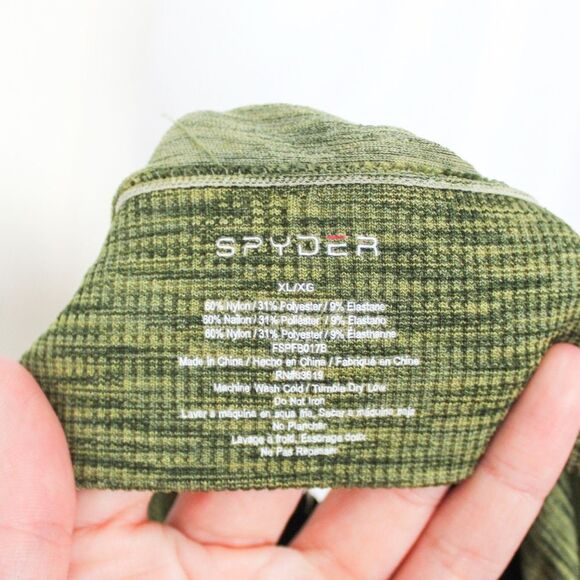 Spyder Women's Adjustable Strap Sports Bra XL Heathered Green - Picture 5 of 5